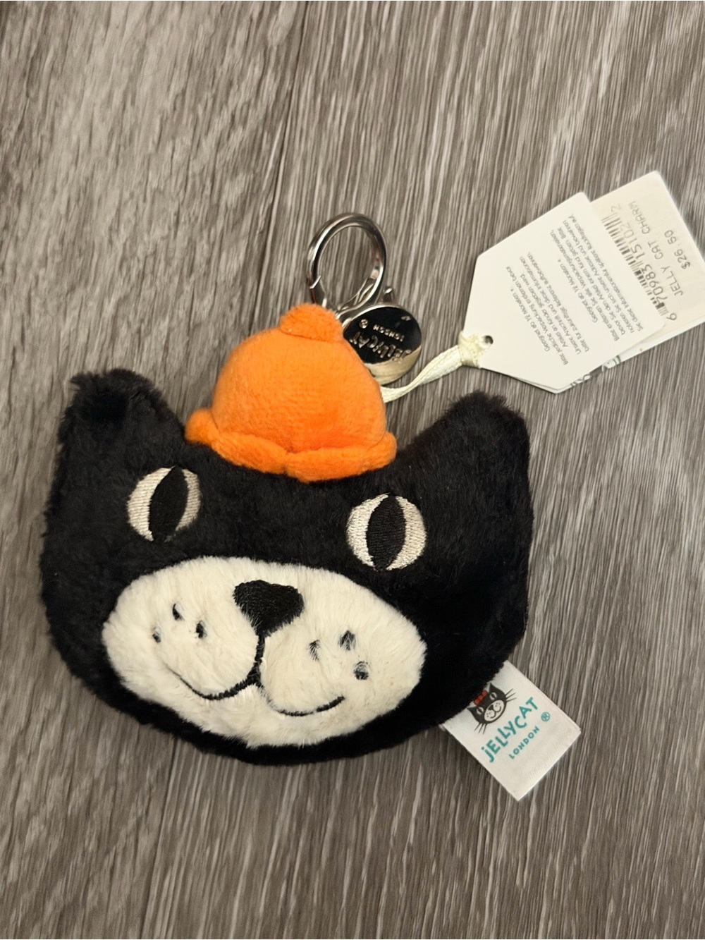 Jellycat Cat bag charm /keychain